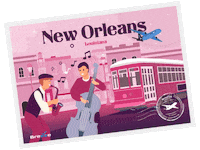 New Orleans Travel Sticker by Breeze Airways