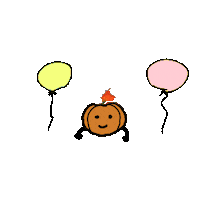 Happy Birthday Halloween Sticker