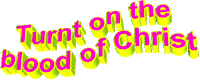 religous Turnt on the blood of Christ Sticker by AnimatedText