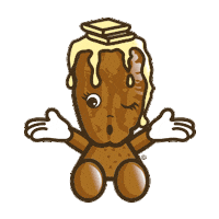 Happy Butter Pecan Sticker by JOJI