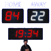 22 Away Sticker