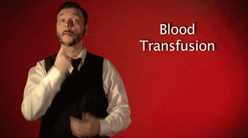 sign language blood transfusion GIF by Sign with Robert