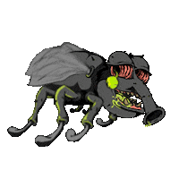 Fly Zombie Sticker by BlackFly Music