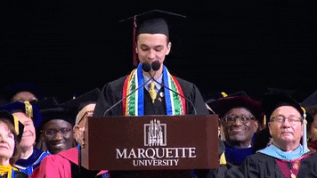 marquetteu motivation graduation speech marquette GIF