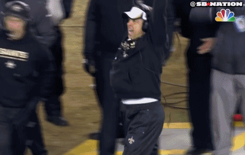 excited saints GIF