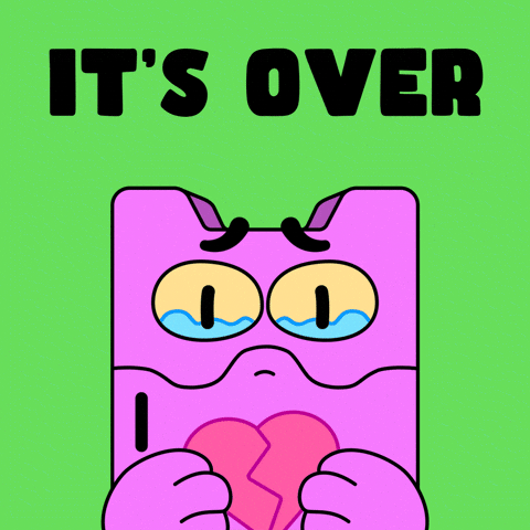 Sad Its Over GIF by Nexio