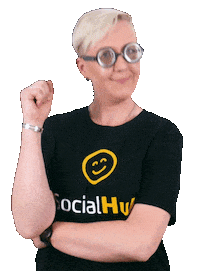 Glasses Brainstorming Sticker by SocialHub
