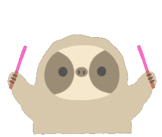 Sloth Happy Dance Sticker