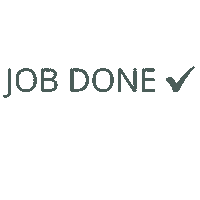 Job Done Sticker by EsselDesign