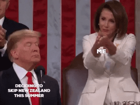 sarcastic state of the union GIF by KiwiExperience