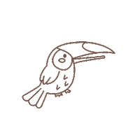 Toucan Sticker by Life In Treetop