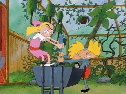 hey arnold nick splat GIF