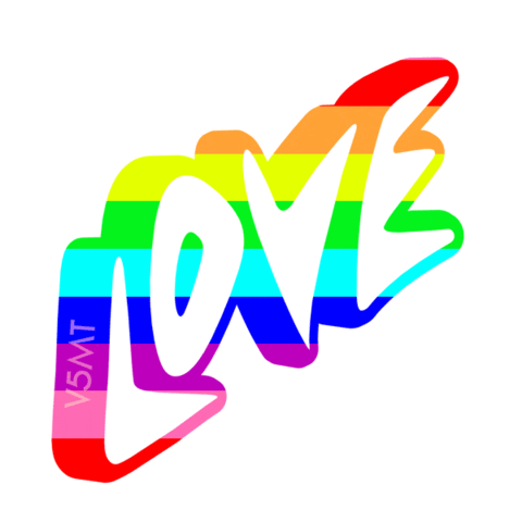 Love Is Love Summer Sticker by V5MT