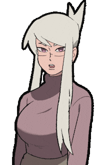 Jin Anime Girl Sticker