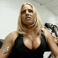 Cleavage Shrug GIF by Trish Stratus
