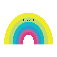 Rainbow Neon Sticker by strawberrystyle