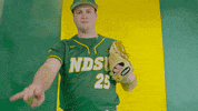 Johnson Horns Up GIF by NDSU Athletics