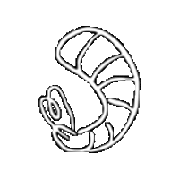 aelling white swing hannover shrimp Sticker