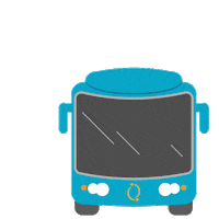 christmas bus Sticker