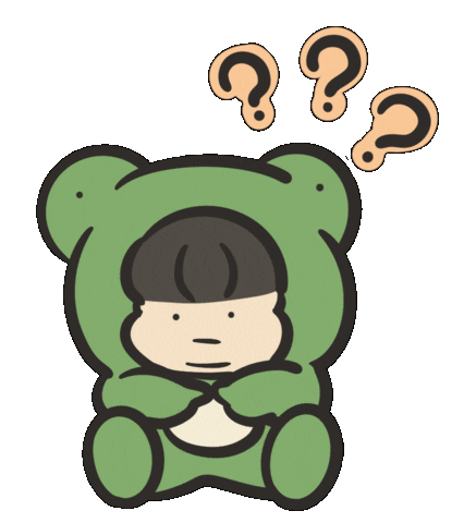 Tinyu_Gung giphyupload sticker wtf frog Sticker