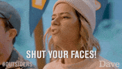 Shut Your Face GIF