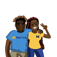 Michigan Football Wolverines Sticker by University of Michigan