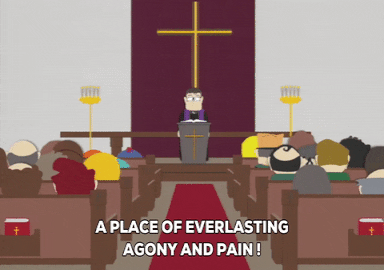 church exclaiming GIF by South Park 