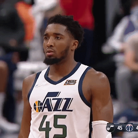 Confused Donovan Mitchell GIF by Utah Jazz