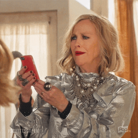 Pop Tv Cell Phone GIF by Schitt