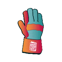 EnecoCleanBeachCup clean gloves cleanup plogging Sticker