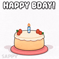 Celebrate Happy Birthday GIF by Sappy Seals