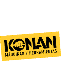 konanmyh herramientas konan maquinas konanmyh Sticker