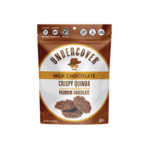 UndercoverSnacks gluten free undercover dairy free quinoa Sticker