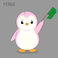 Girl Waving GIF by Pudgy Penguins