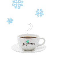 Coffee Snow Sticker by enjoykickback