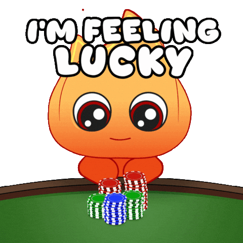 Im Feeling Lucky Full House Sticker by Playember