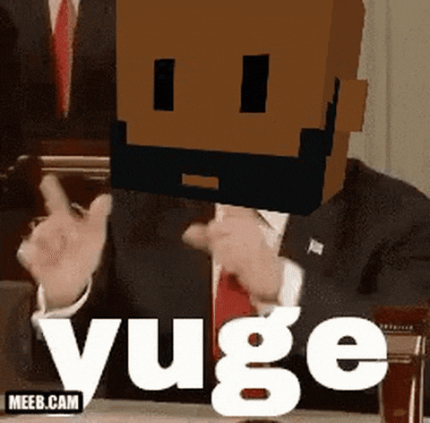 Meebits giphyupload crypto trump nft GIF