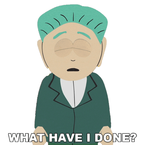 What Have I Done Shame Sticker by South Park