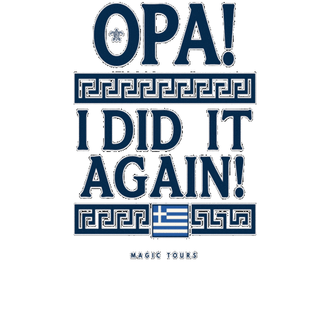 I Did It Again Kos Sticker by Magic Tours Grecja