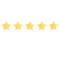 Stars Review Sticker by Simpsons Creative