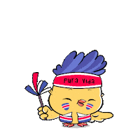 Celebrating Costa Rica Sticker by Canticos World