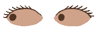 Eyes Looking Sticker by Lucy Lucraft