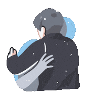 Shadow Hug Sticker