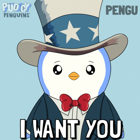 Come I Want You GIF by Pudgy Penguins