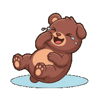 Teddy Bear Lol Sticker by BEARISH