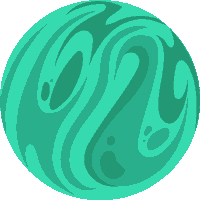 Planet Rotate Sticker by Roomz Indonesia