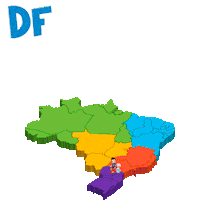 Distrito Federal Brazil Sticker by Tio Ge