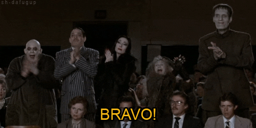 The Addams Family Applause GIF