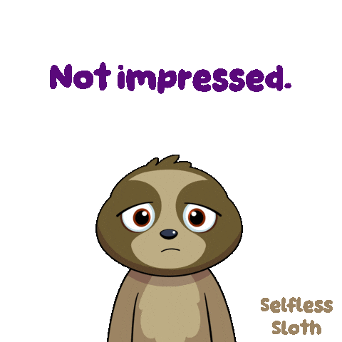 Sloth Eye Roll Sticker by VeeFriends
