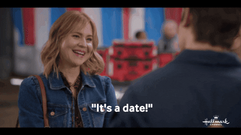 Its A Date Dating GIF by Hallmark Channel